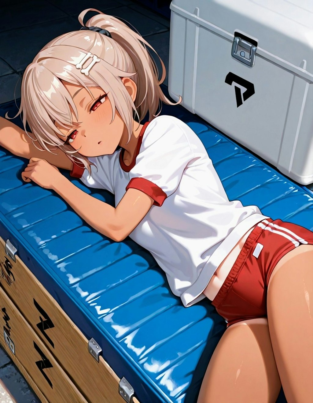 おにくちゃん🍖跳び箱チャレンジ