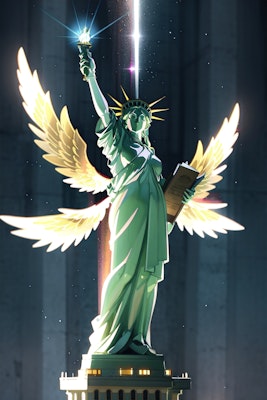 自由の翼女神像
