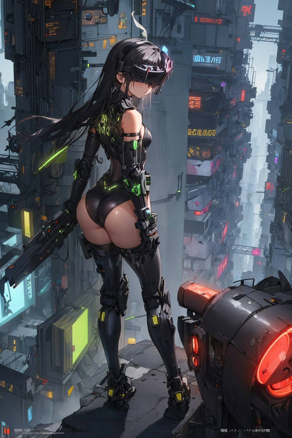 Cyberpunk High-leg Police !