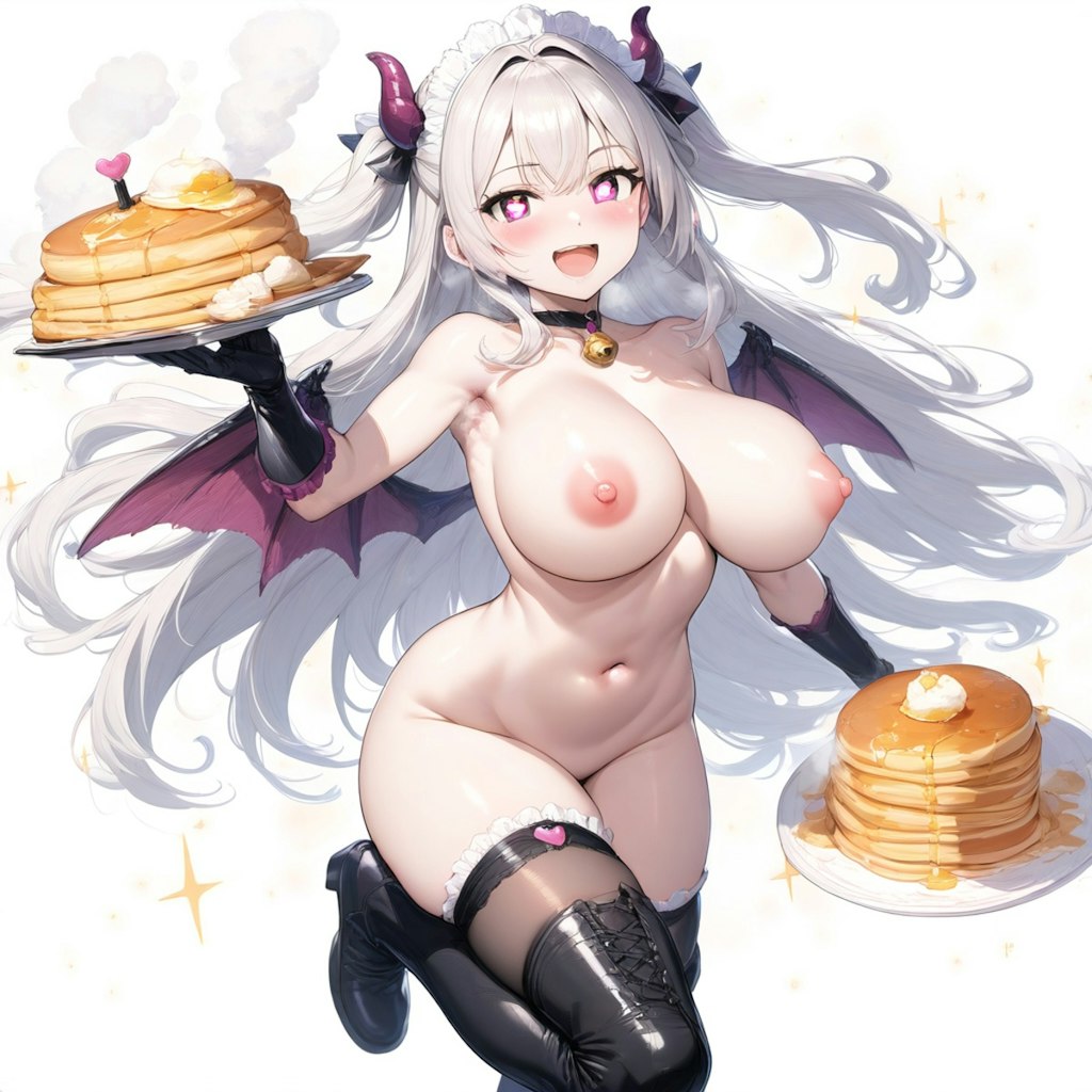 パンケーキと悪魔の女の子