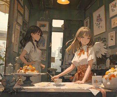 Gal angel cafe