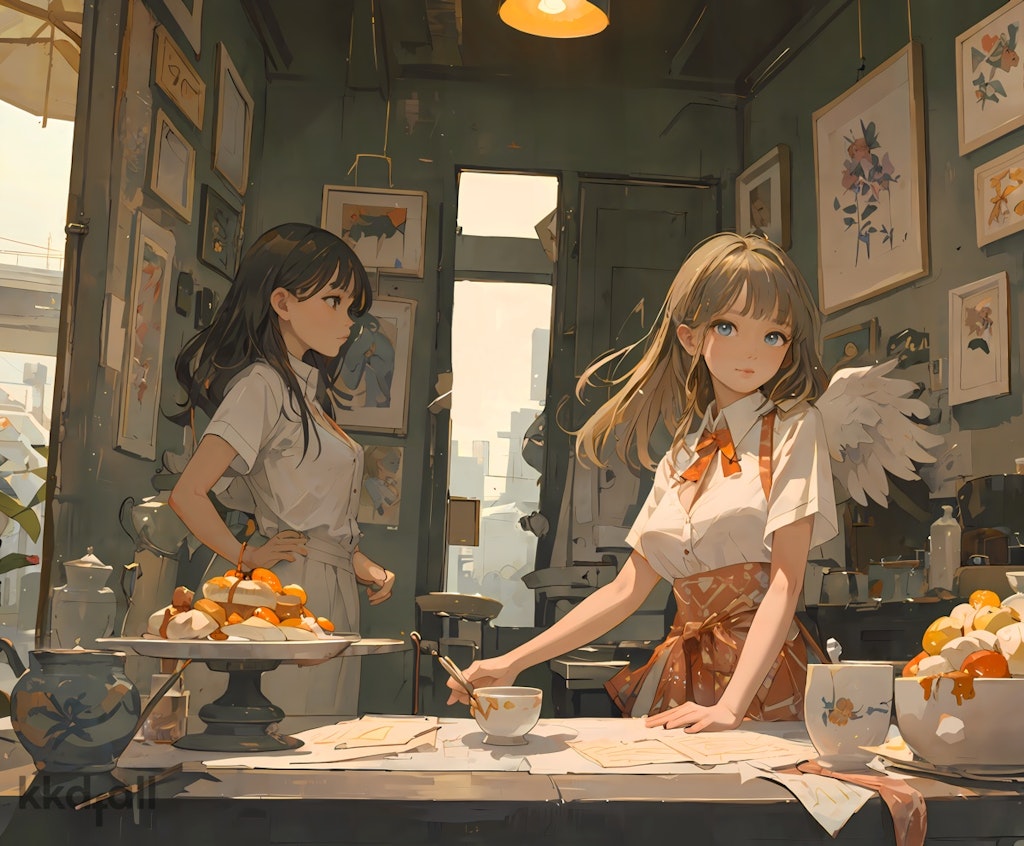 Gal angel cafe