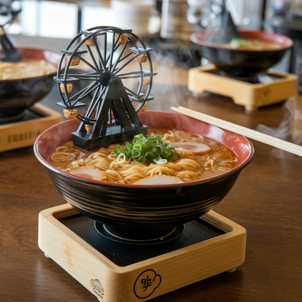 観覧車型拉麺