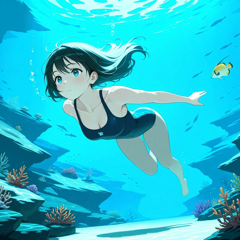 水中詰め合わせ 水中での肌色を統一させたいので色々考えてみる編