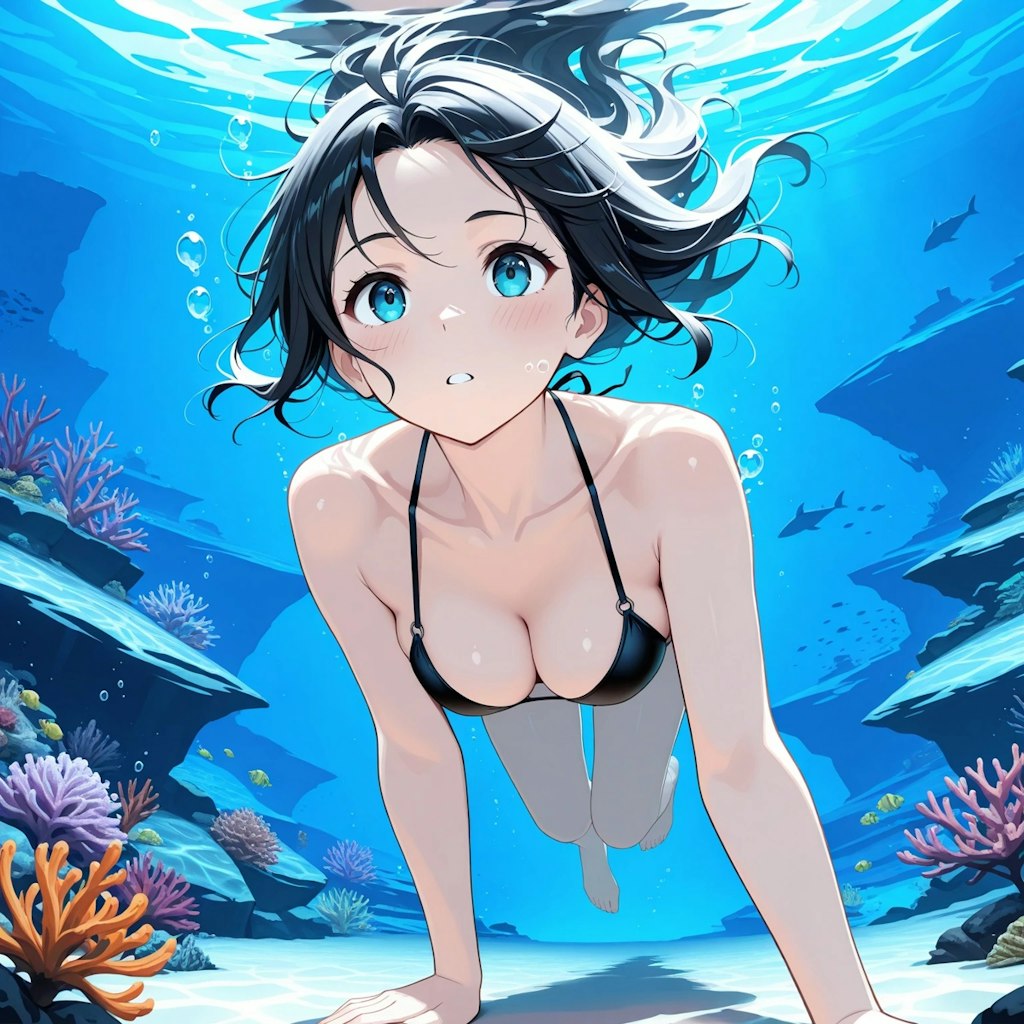水中詰め合わせ 水中での肌色を統一させたいので色々考えてみる編