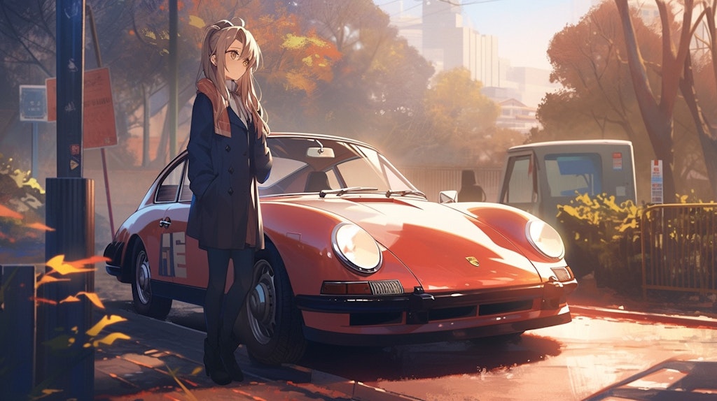 少女と車シリーズ