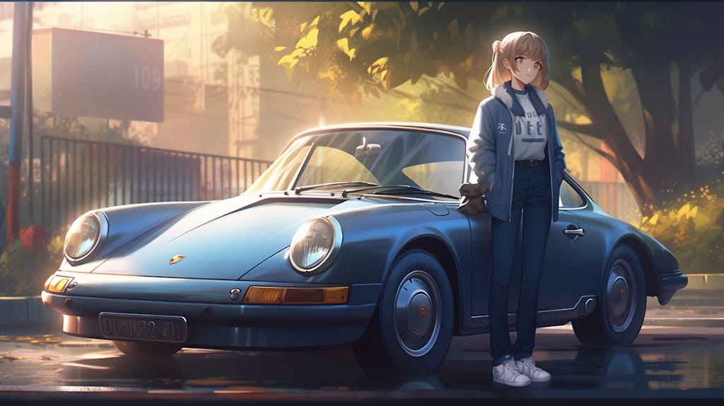 少女と車シリーズ