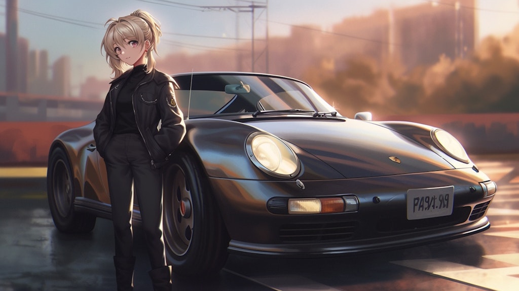 少女と車シリーズ