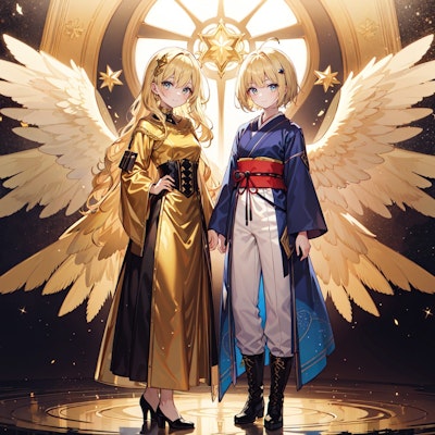 金色（こんじき）の天使とシスター