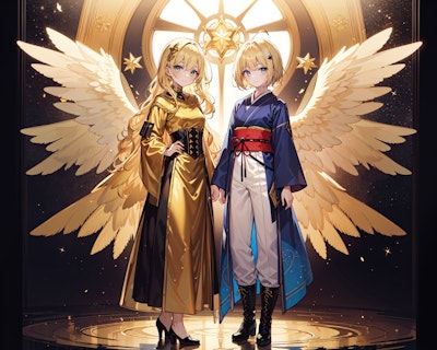 金色（こんじき）の天使とシスター