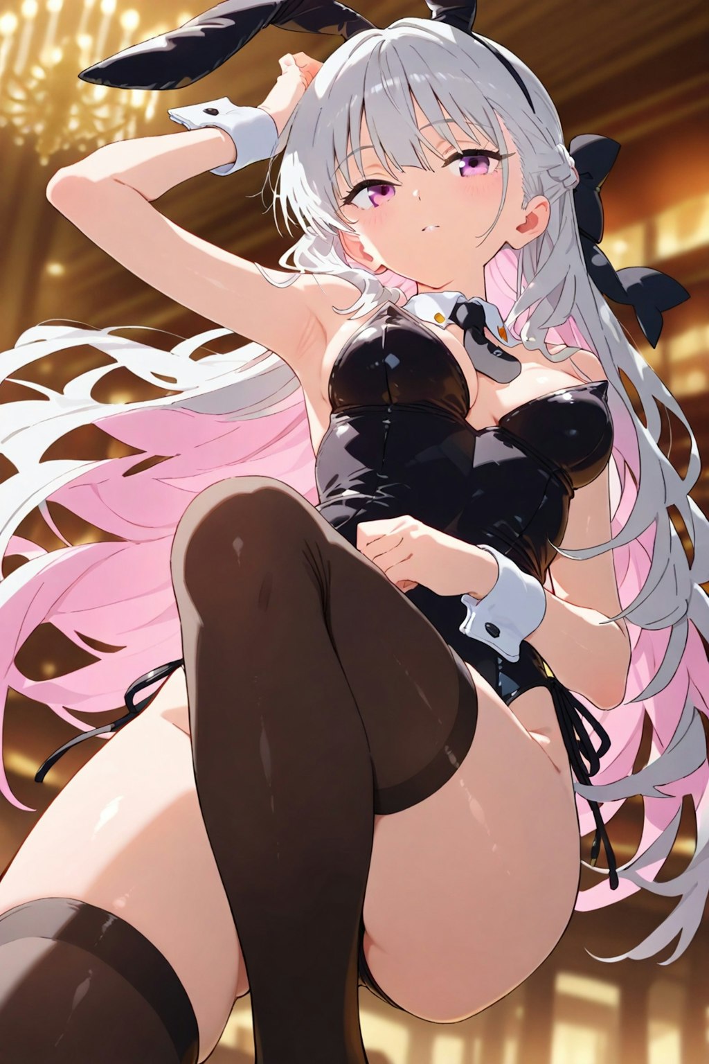 (793HQ)銀髪ちゃんバニーガール