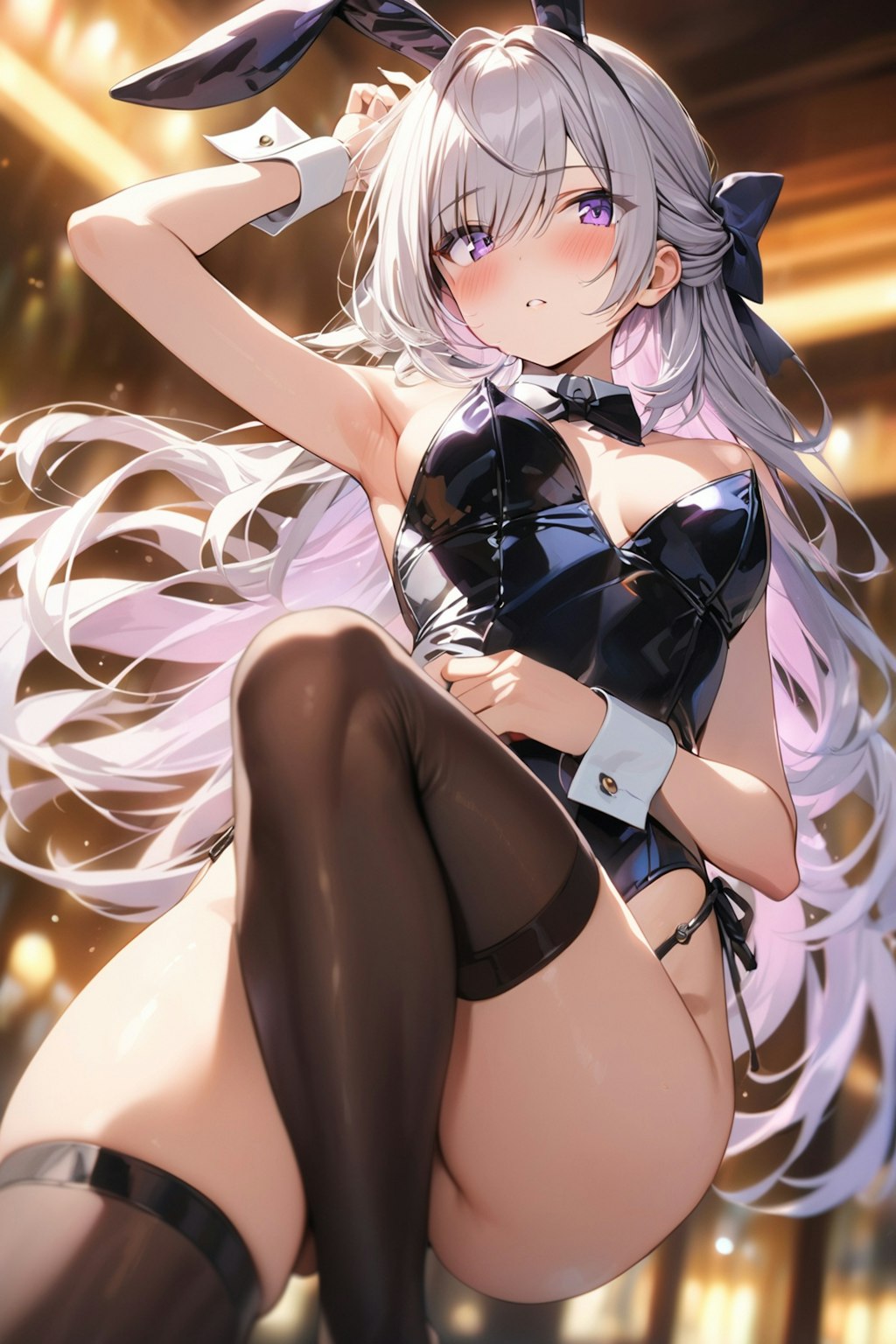 (793HQ)銀髪ちゃんバニーガール
