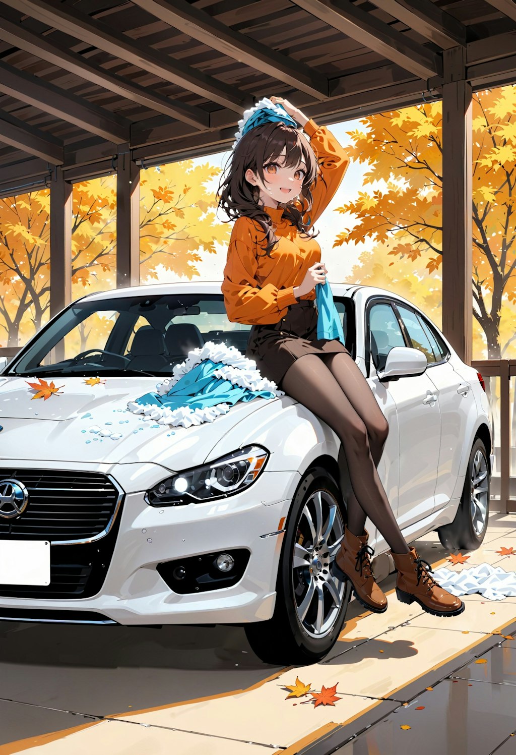 今日は洗車の日