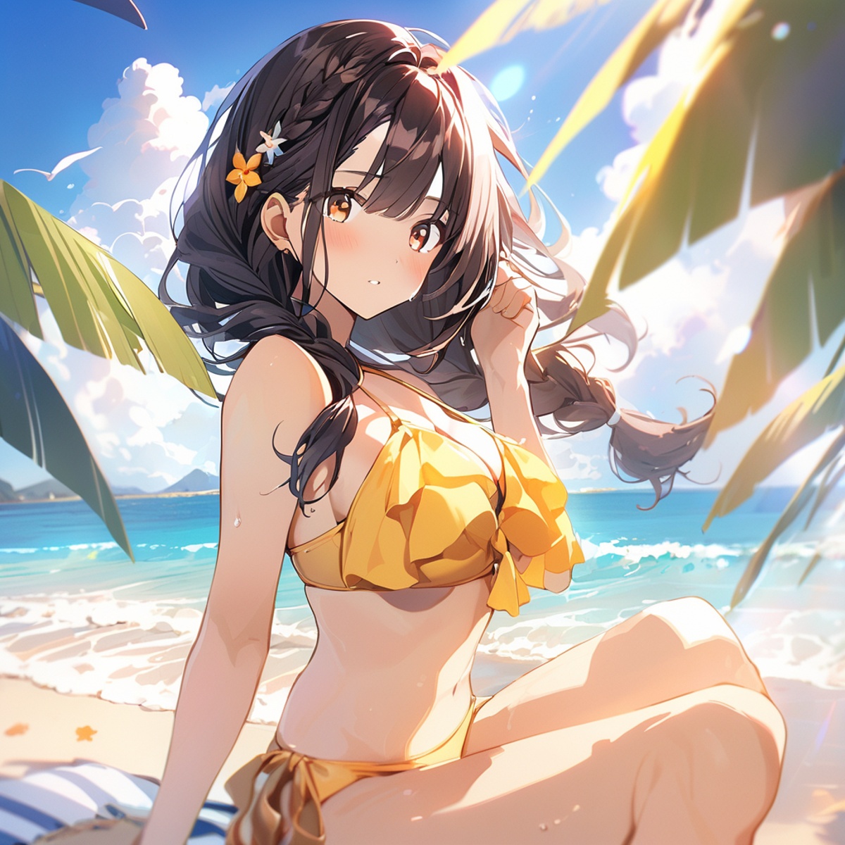 bikiniのAIイラスト・AIフォト（グラビア） 127件 | chichi-pui（ちちぷい）AI画像専用の投稿＆生成サイト