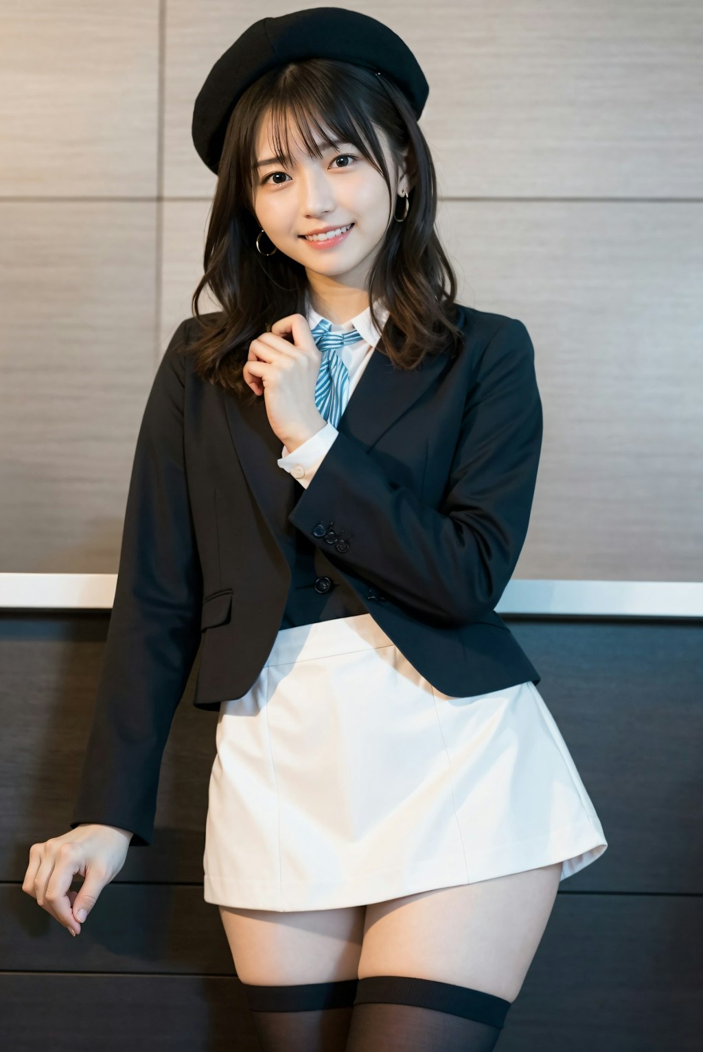 綺麗な足の会社の受付嬢 2