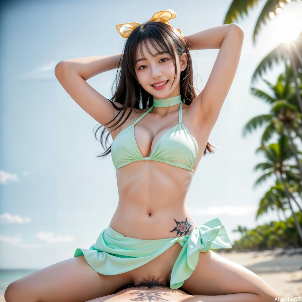 Vol3_bikini+sarong skirt NSFW