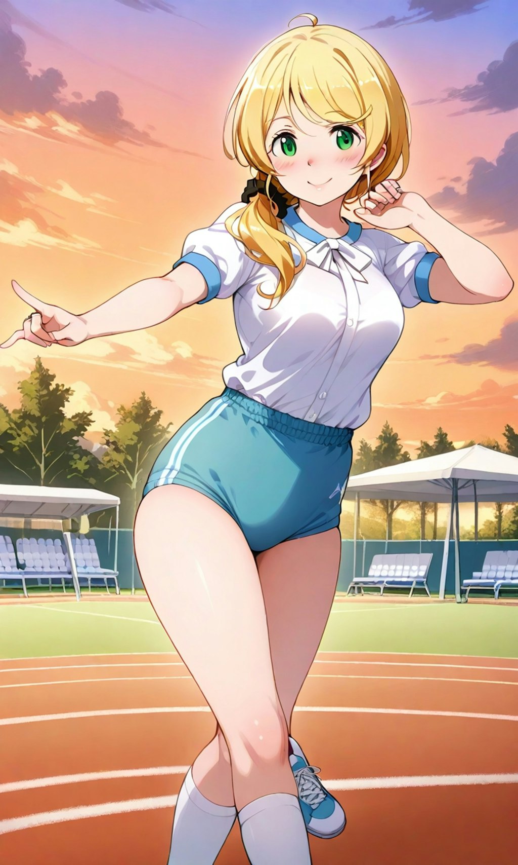 エレン先生のブルマ姿