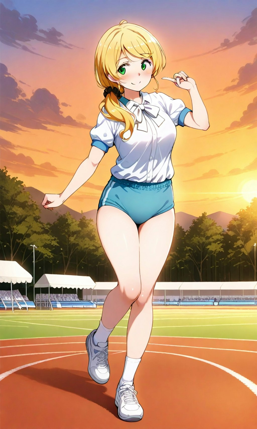 エレン先生のブルマ姿
