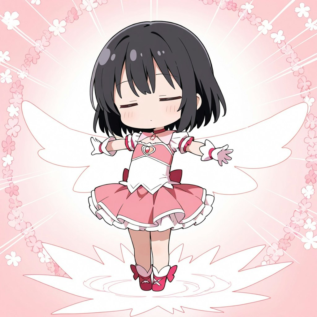 女の子に魔法少女の変身セットの場所を聞かれたので、案内してあげる