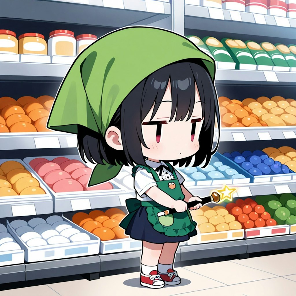 女の子に魔法少女の変身セットの場所を聞かれたので、案内してあげる