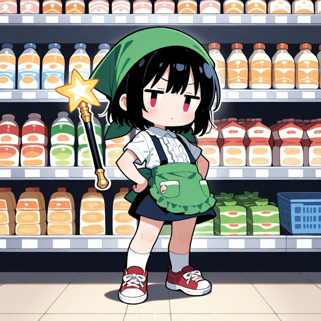 女の子に魔法少女の変身セットの場所を聞かれたので、案内してあげる