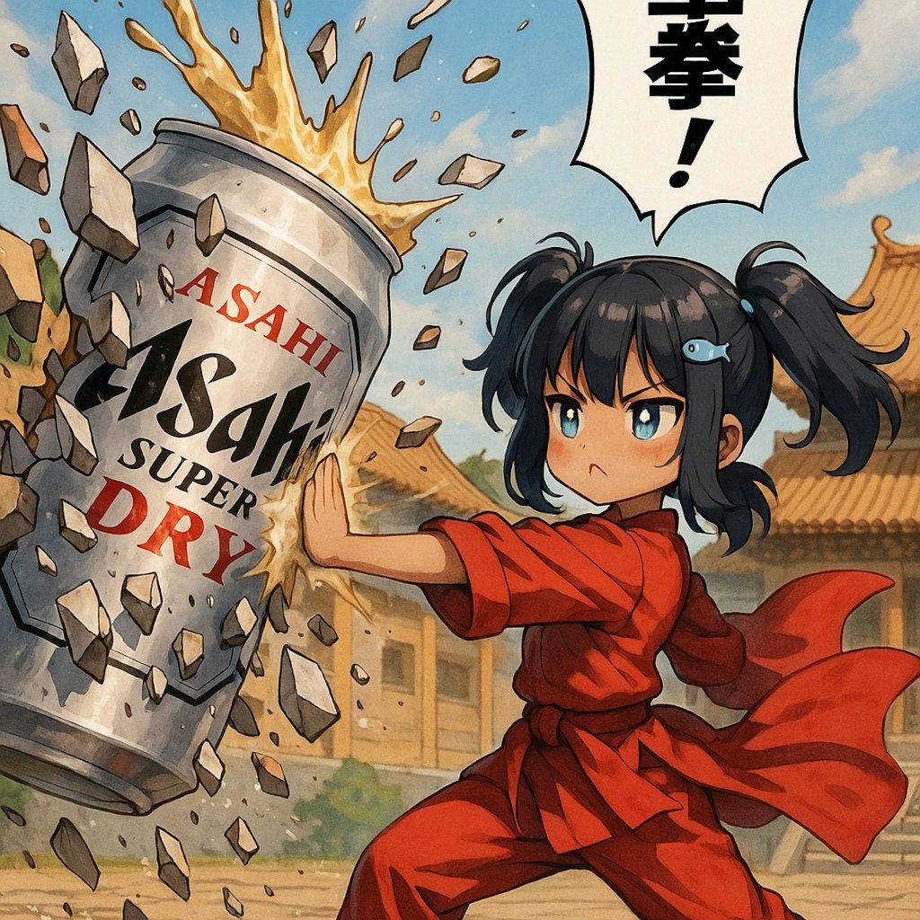 通背拳を放つこなつちゃん
