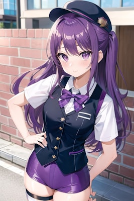 紫髪少女