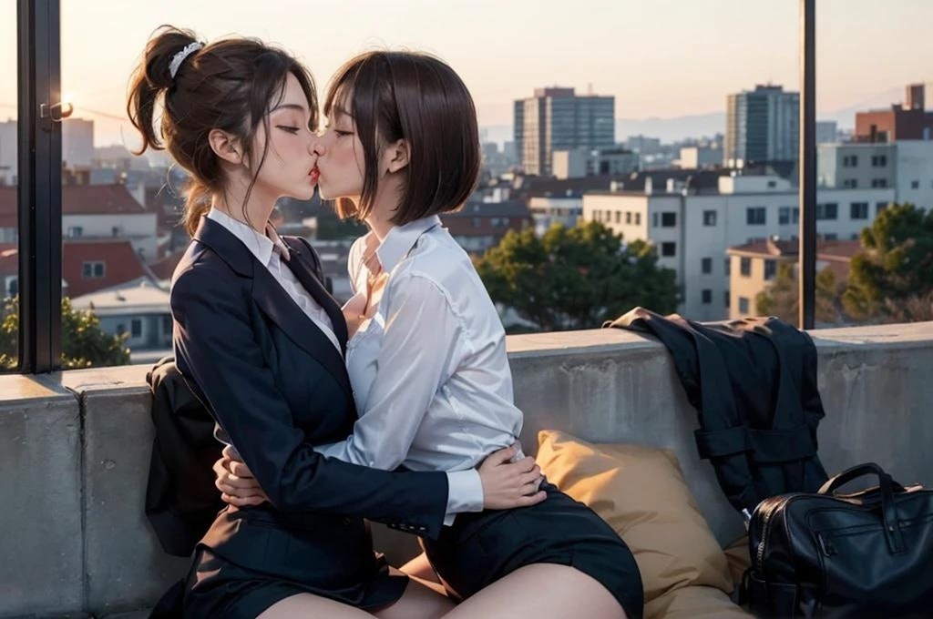 百合キス