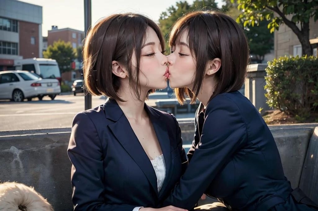 百合キス