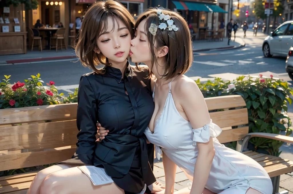 百合キス