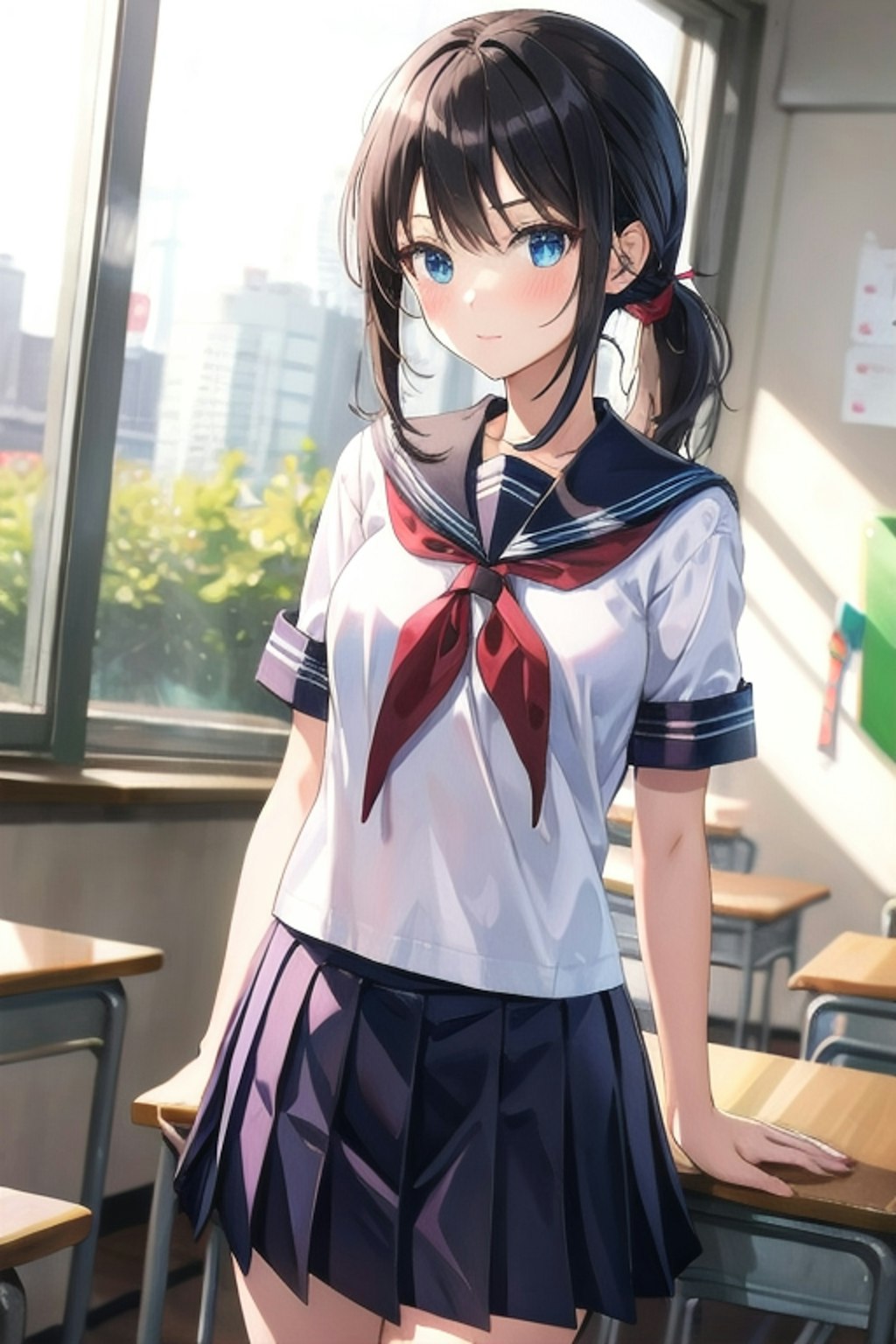 セーラー服の女の子