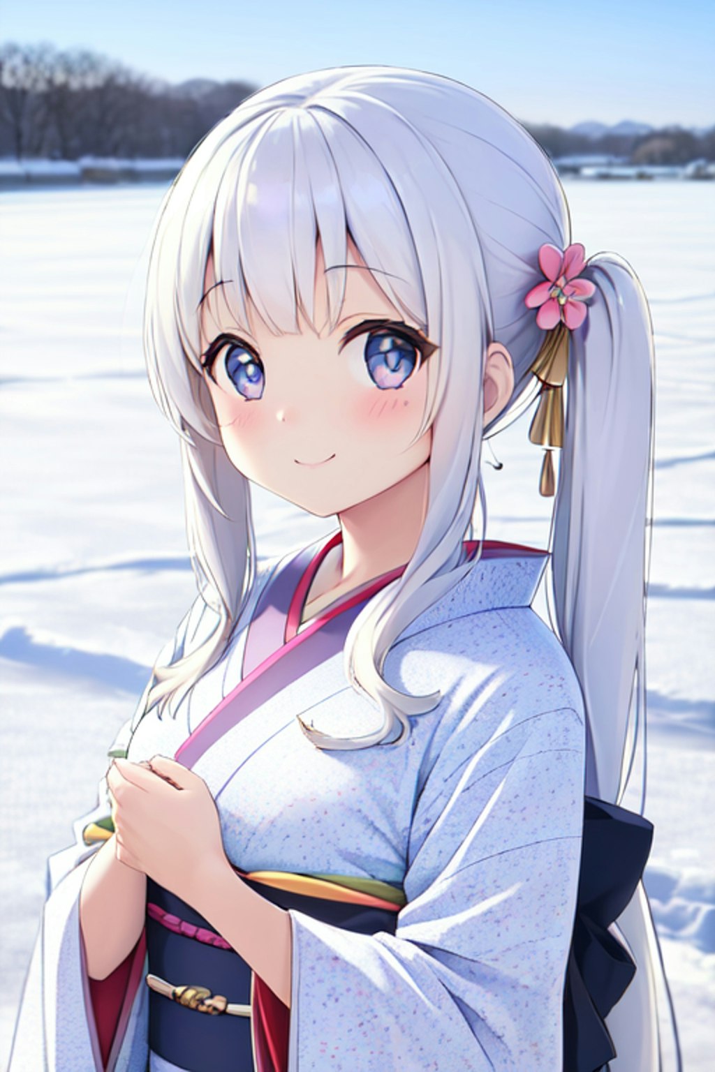 雪山の雪女ちゃん