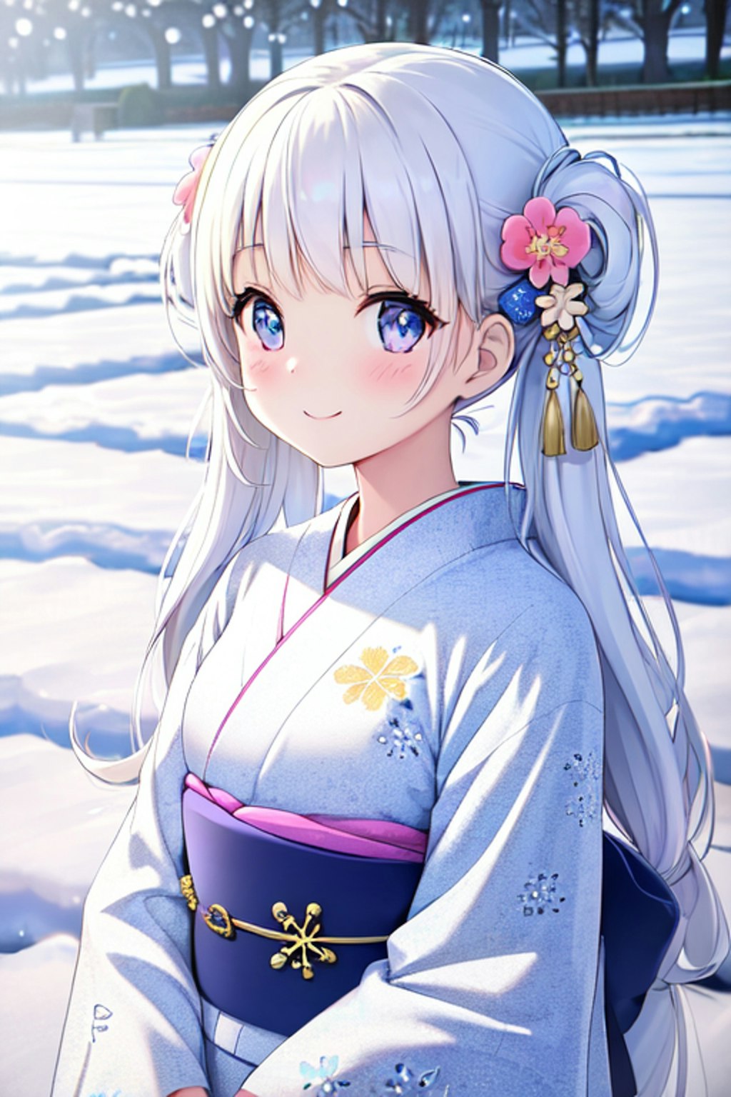 雪山の雪女ちゃん