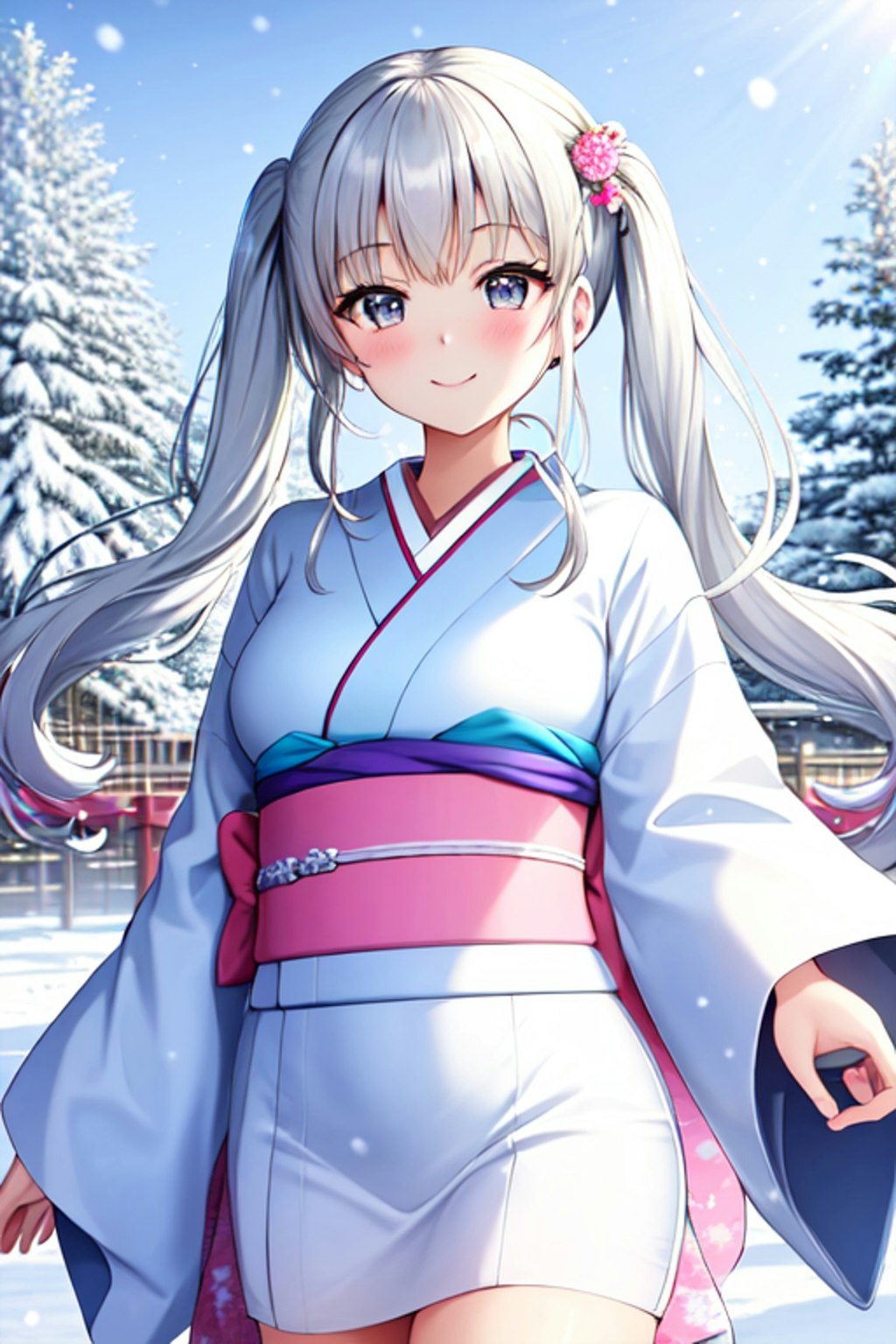 雪山の雪女ちゃん