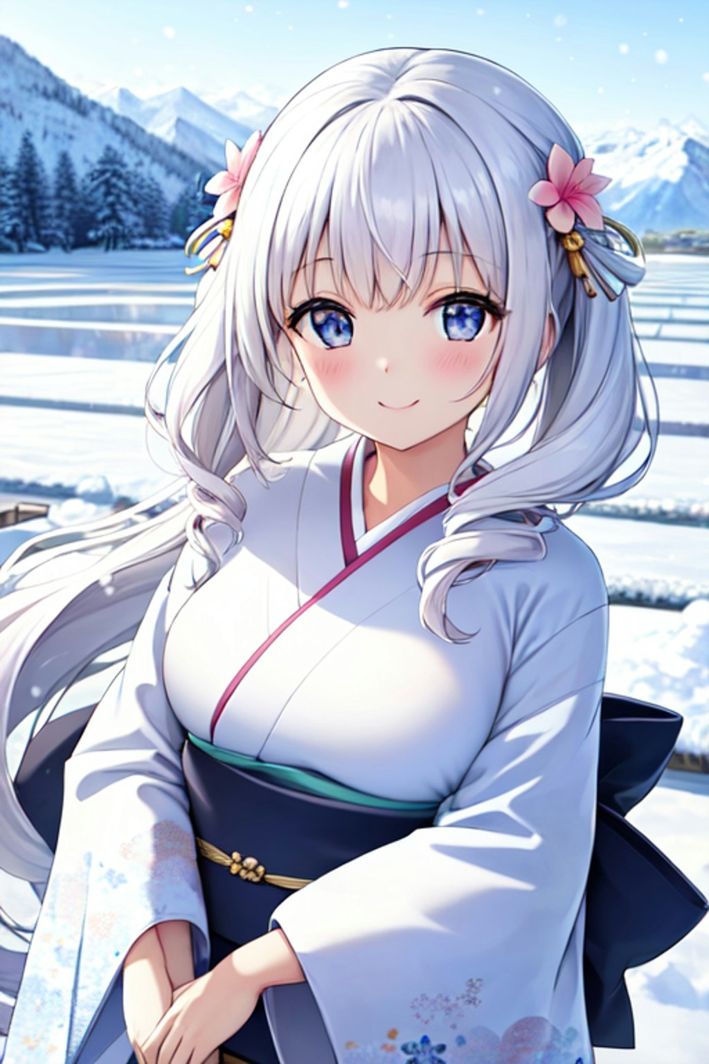 雪山の雪女ちゃん