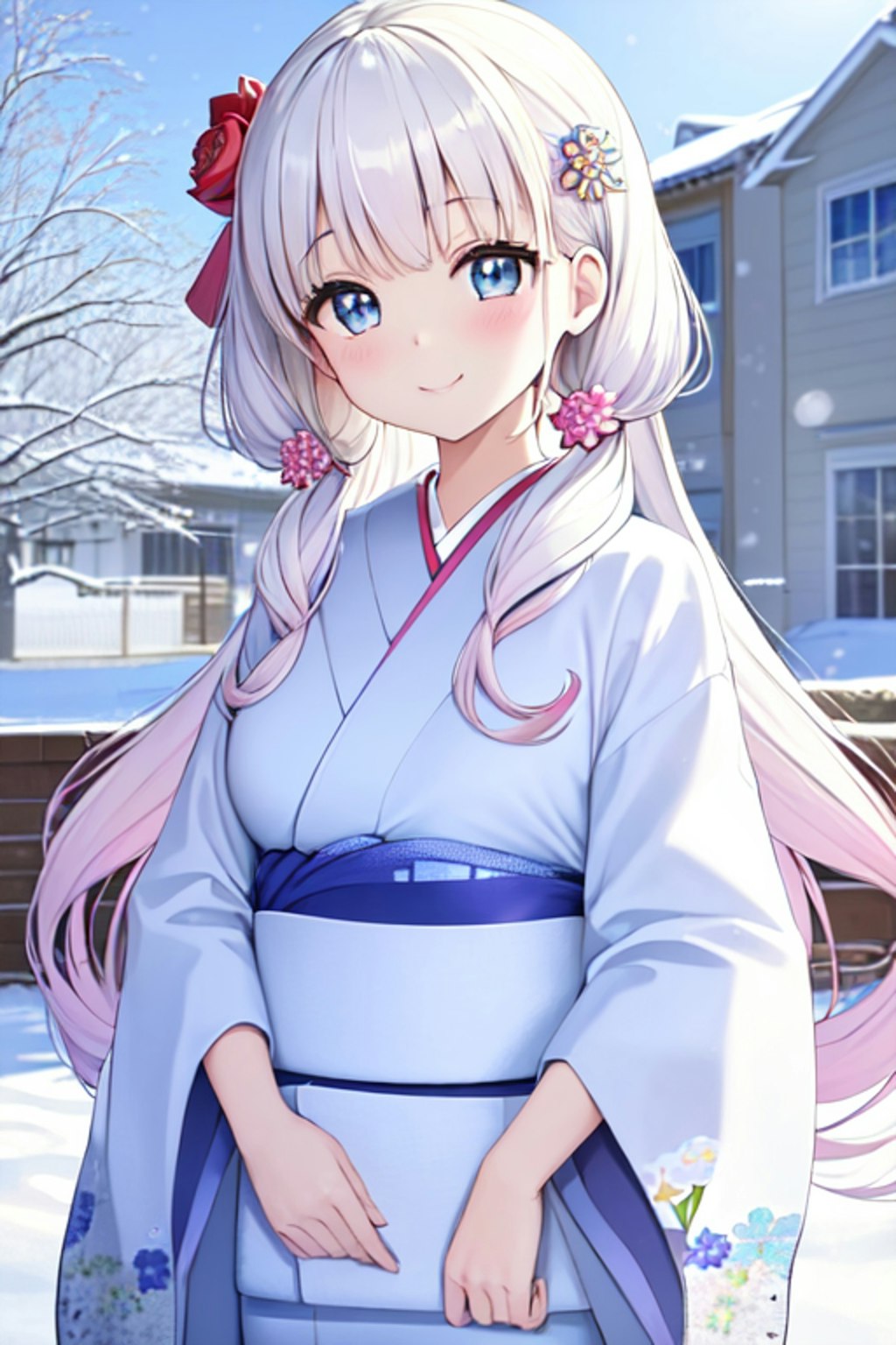 雪山の雪女ちゃん
