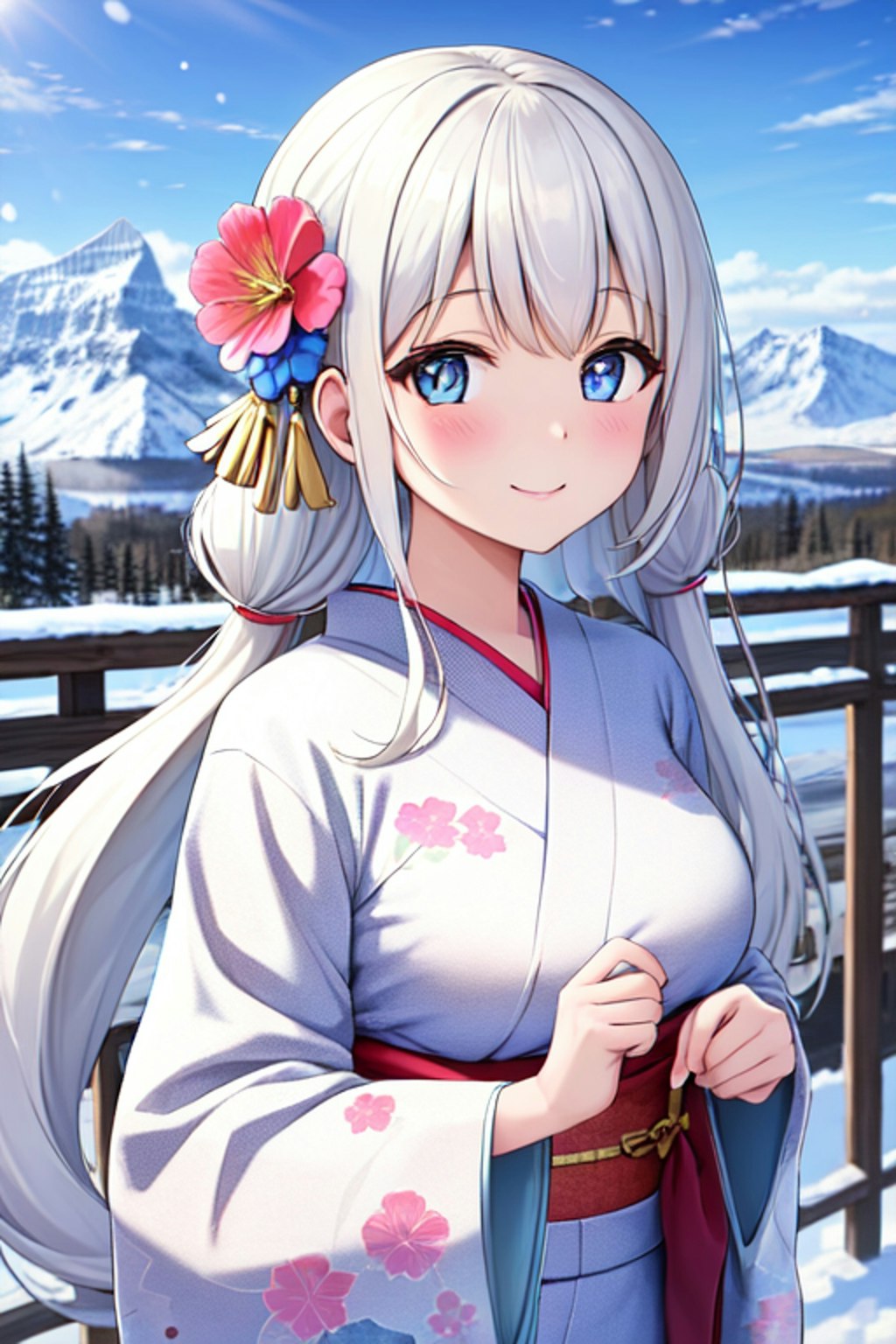 雪山の雪女ちゃん