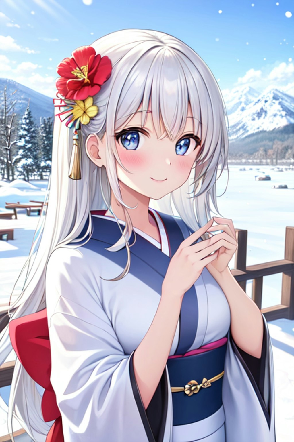 雪山の雪女ちゃん