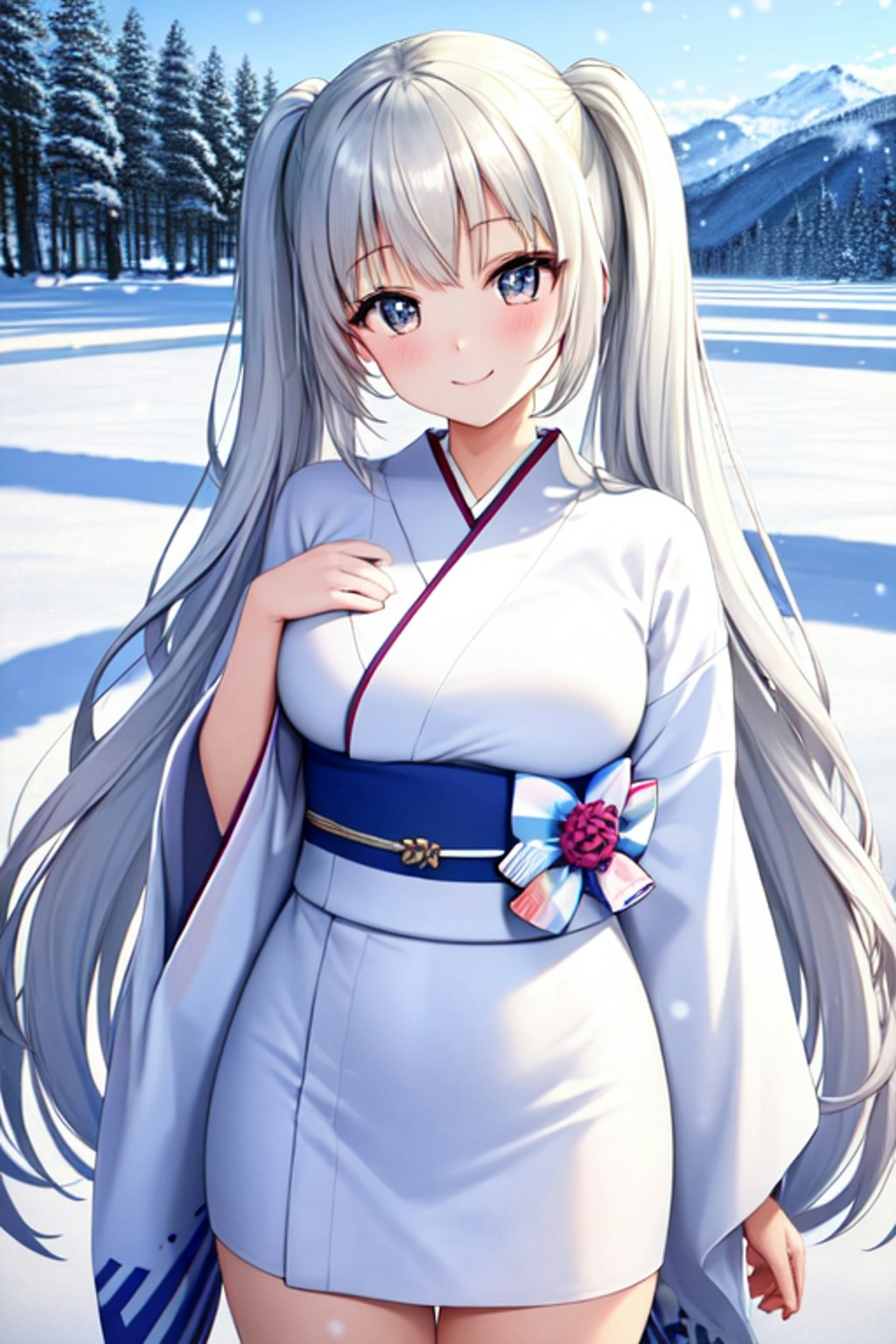雪山の雪女ちゃん