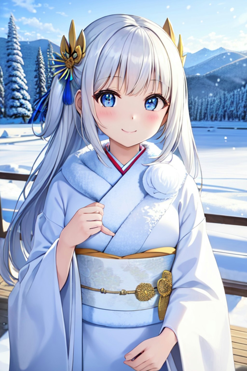 雪山の雪女ちゃん