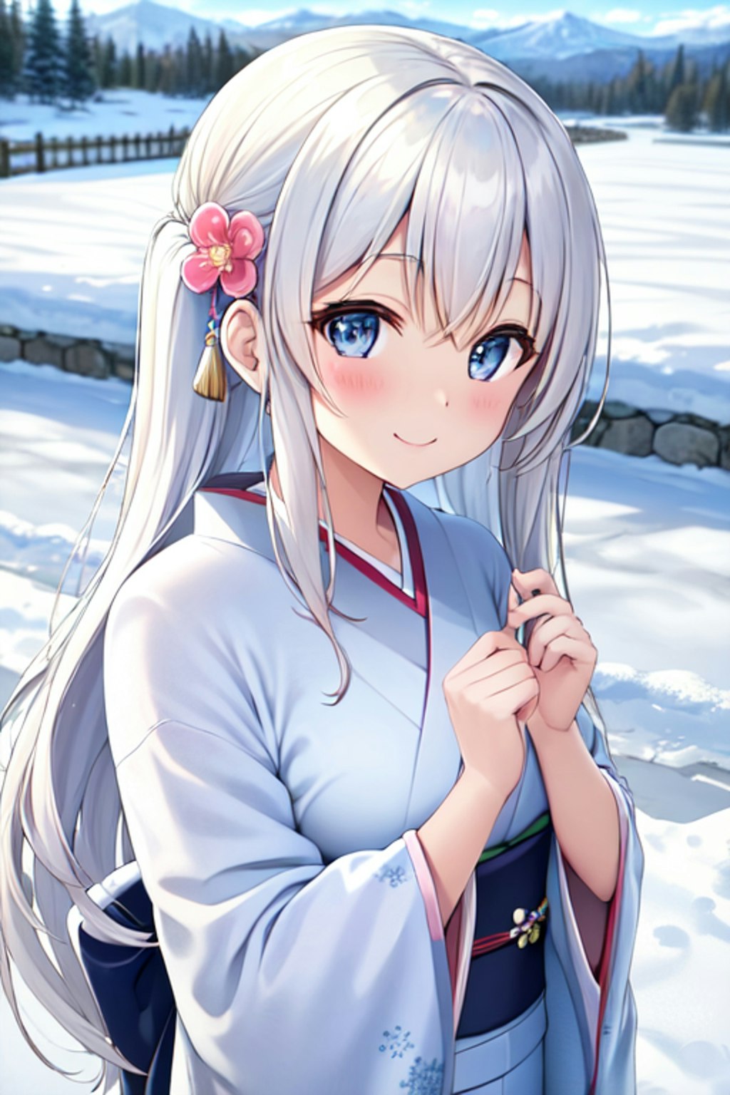 雪山の雪女ちゃん