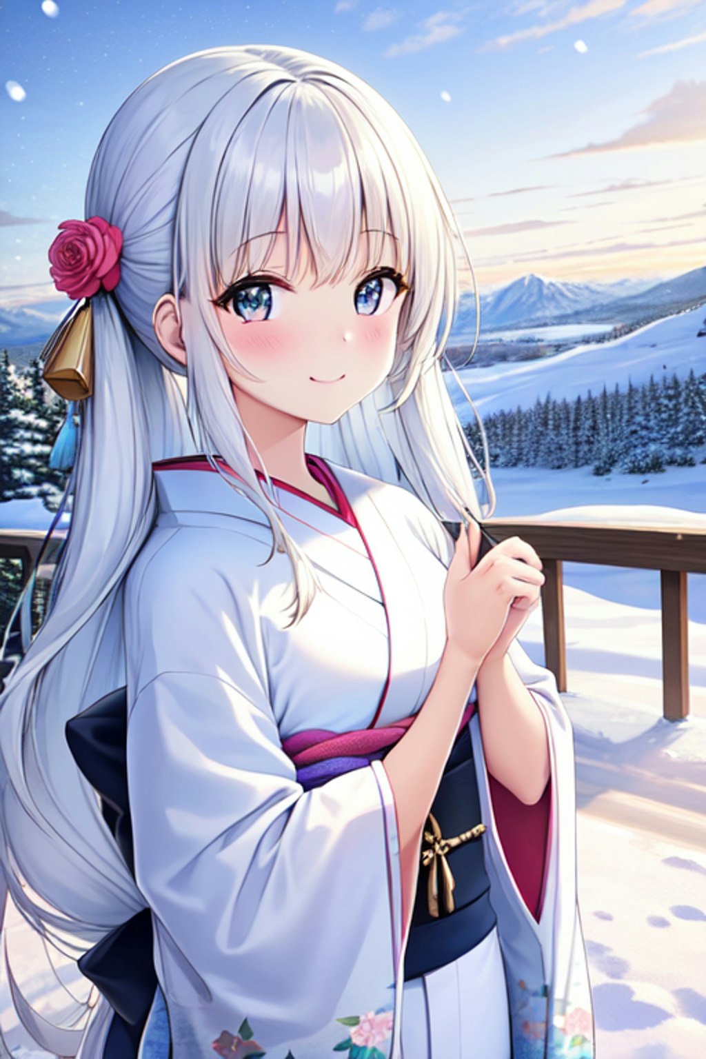 雪山の雪女ちゃん