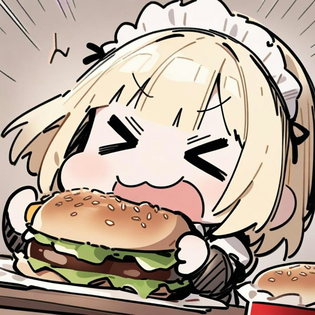 🍔歳末おバーガー祭 だよ！メイドちゃん🍔