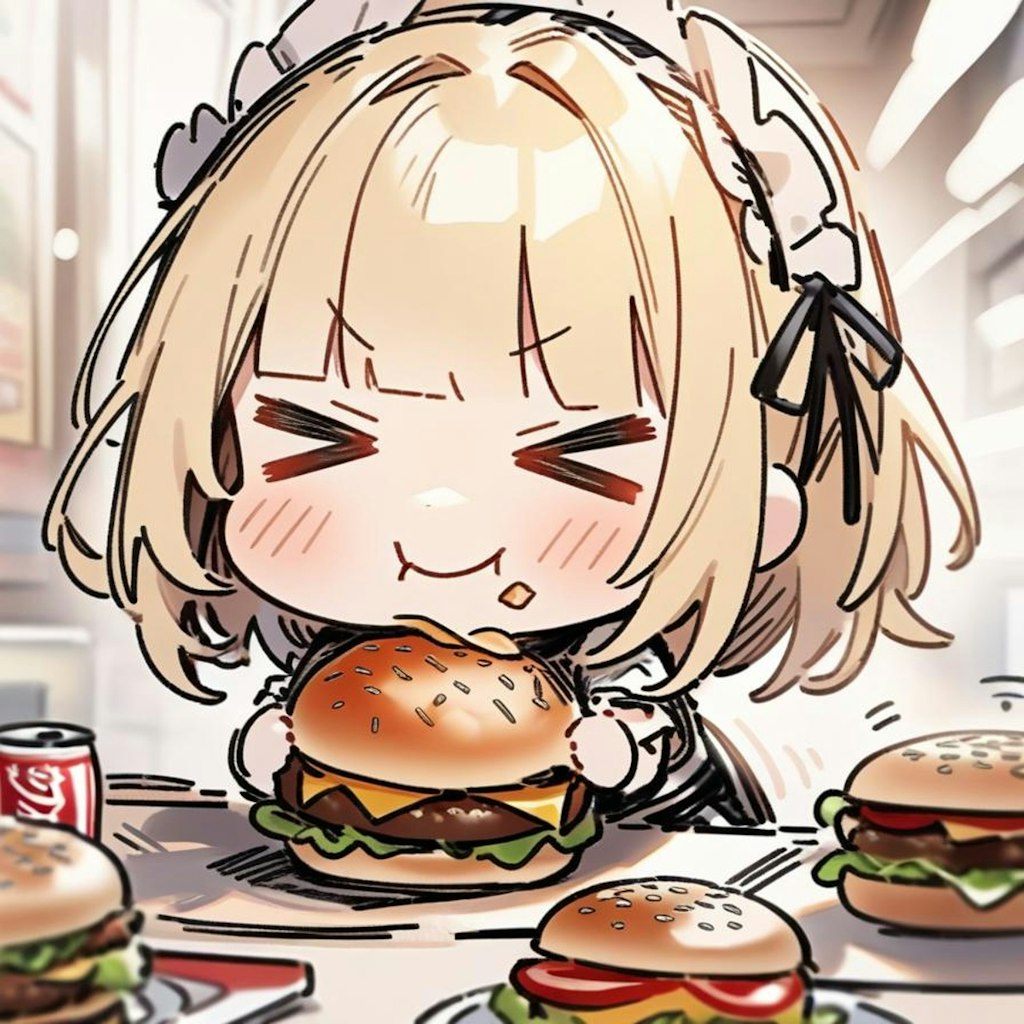 🍔歳末おバーガー祭 だよ！メイドちゃん🍔