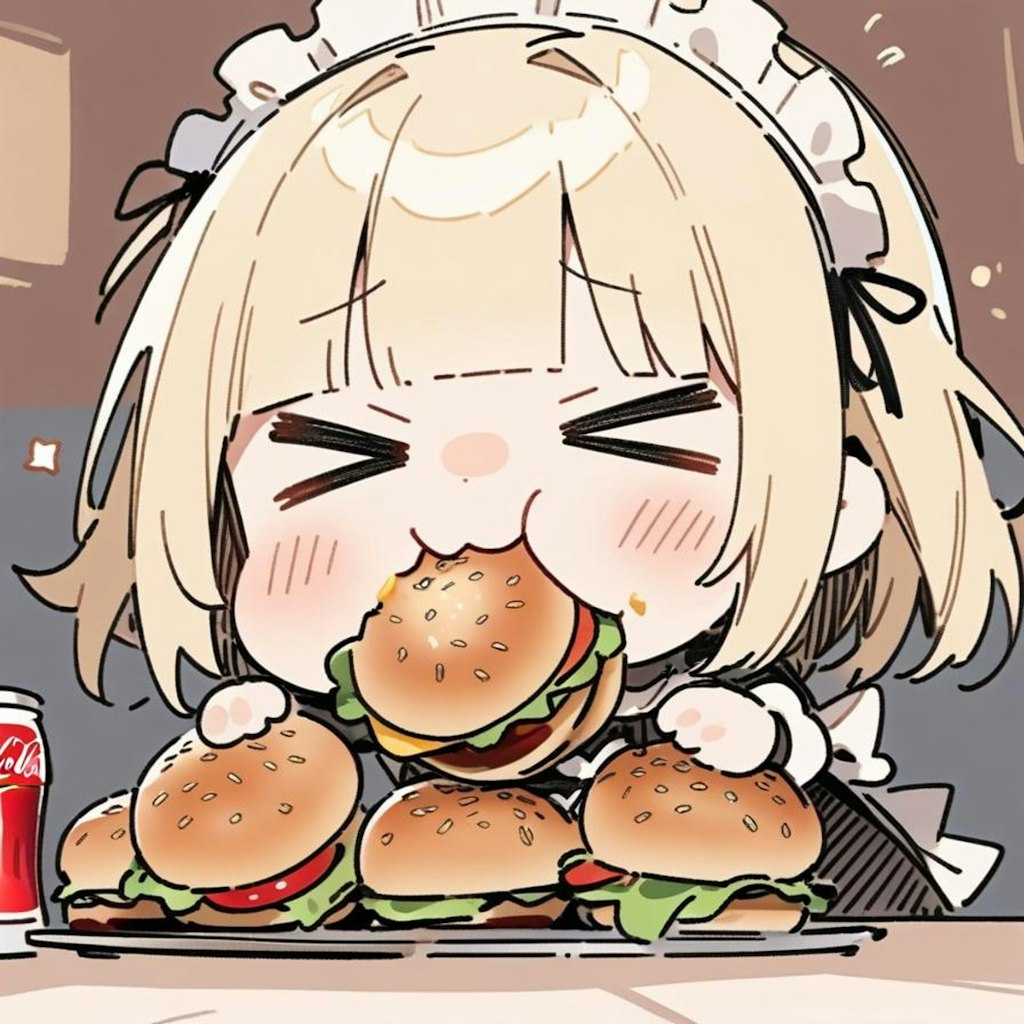 🍔歳末おバーガー祭 だよ！メイドちゃん🍔