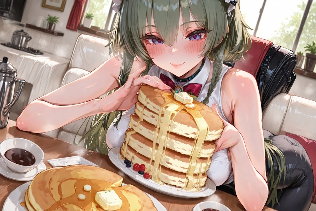 めちゃくちゃ遅れてのパンケーキ