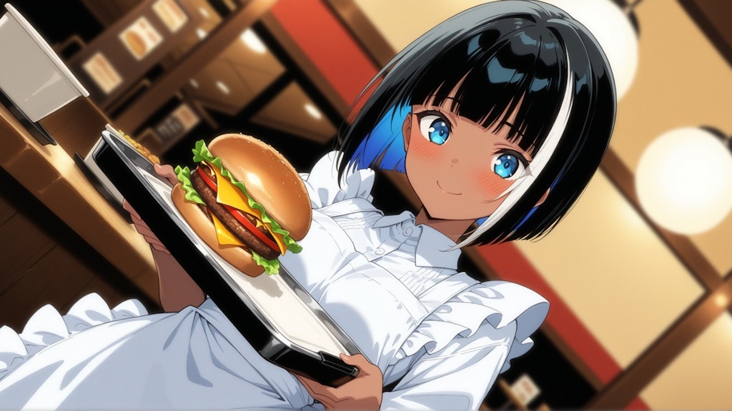 うちの子ウェイトレス！