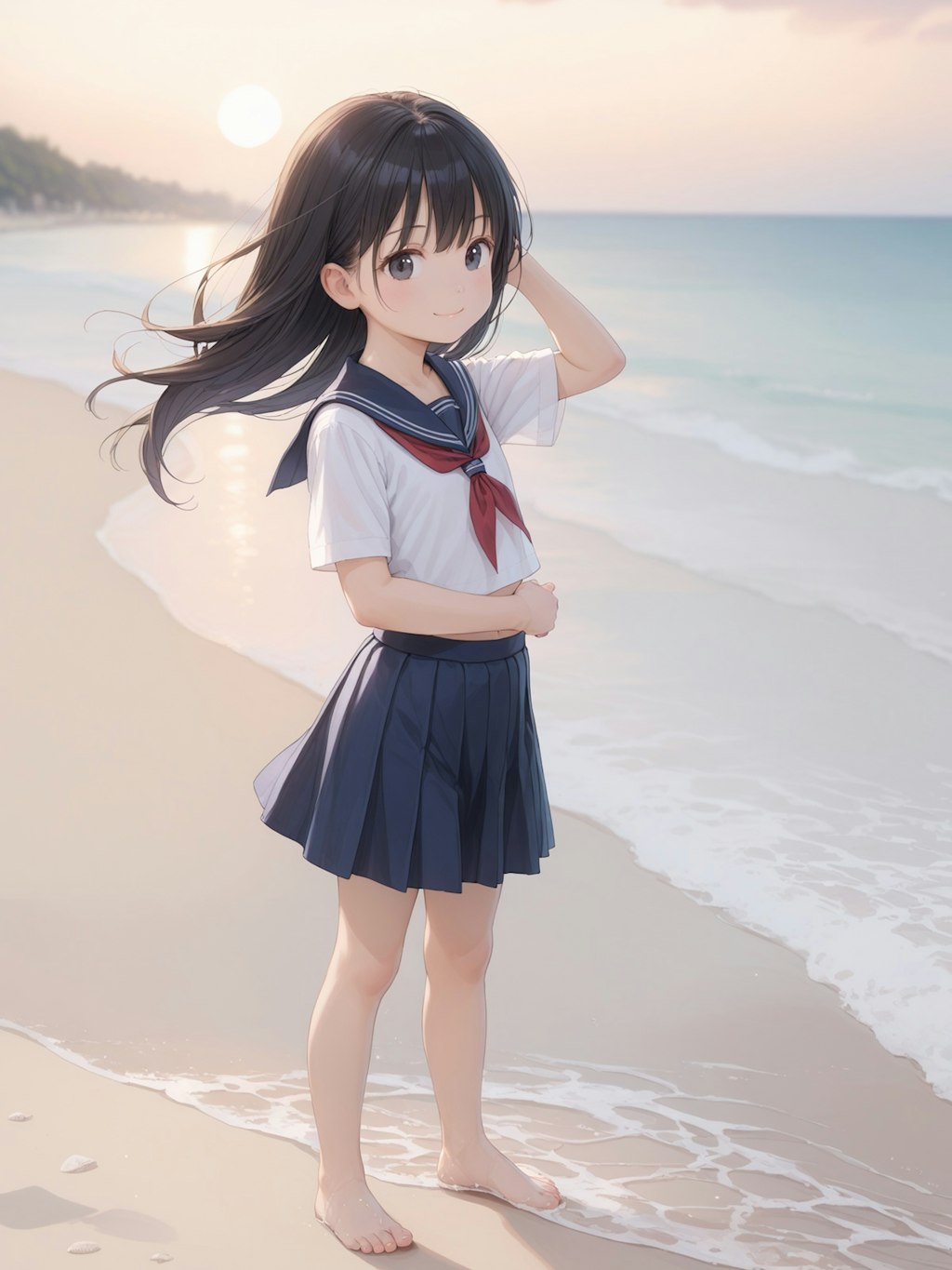 黒髪少女