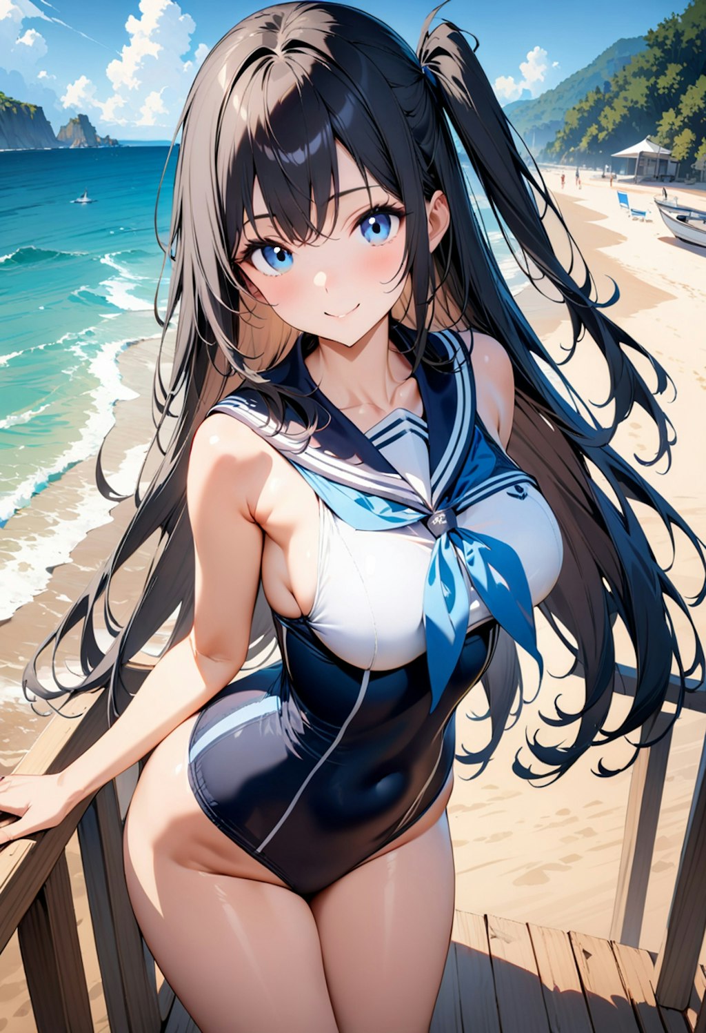 sailor swimsuit