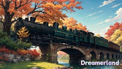 橋　蒸気機関車